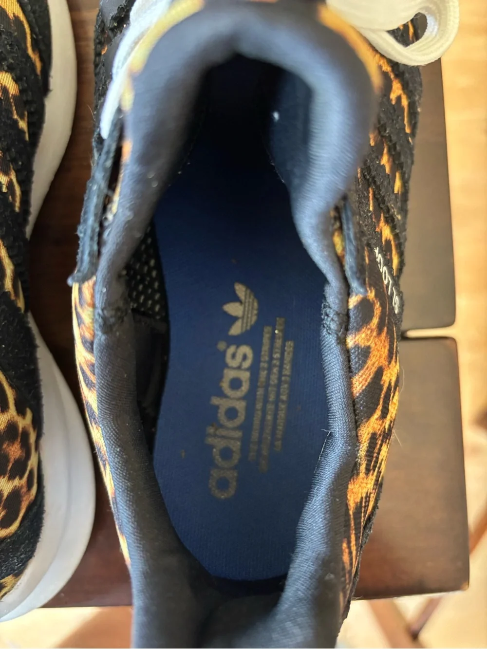 Adidas SL Loop Women’s Leopard Print Athletic Sneakers - Black/Gold